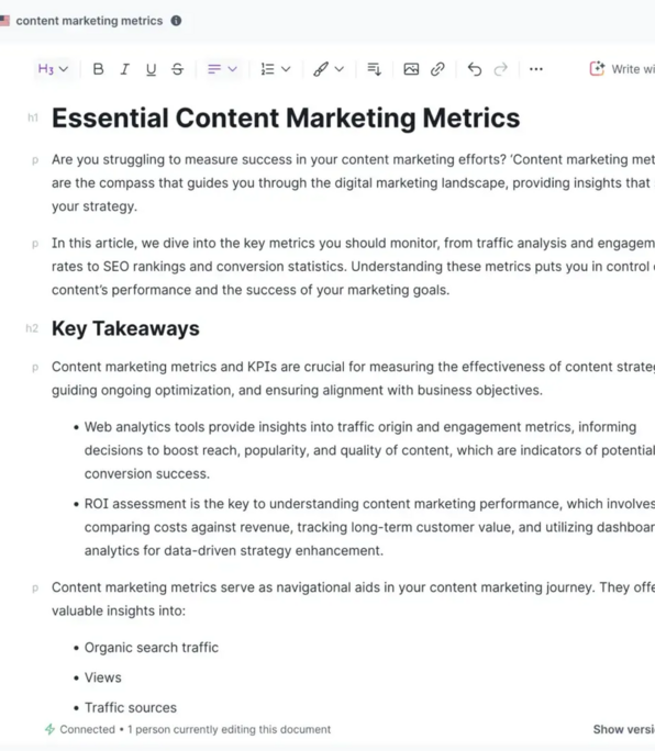 Интерфейс Surfer SEO
