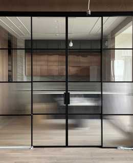 стеклянные межкомнатные перегородки лофт заказать wdv