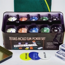 Игровой комплект для покера в классическом оформлении