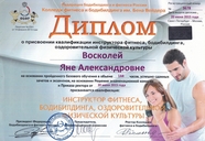 Инструктор фитнеса, бодибилдинга, оздоровительной физкультуры