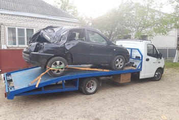 Транспортировка аварийного автотранспорта