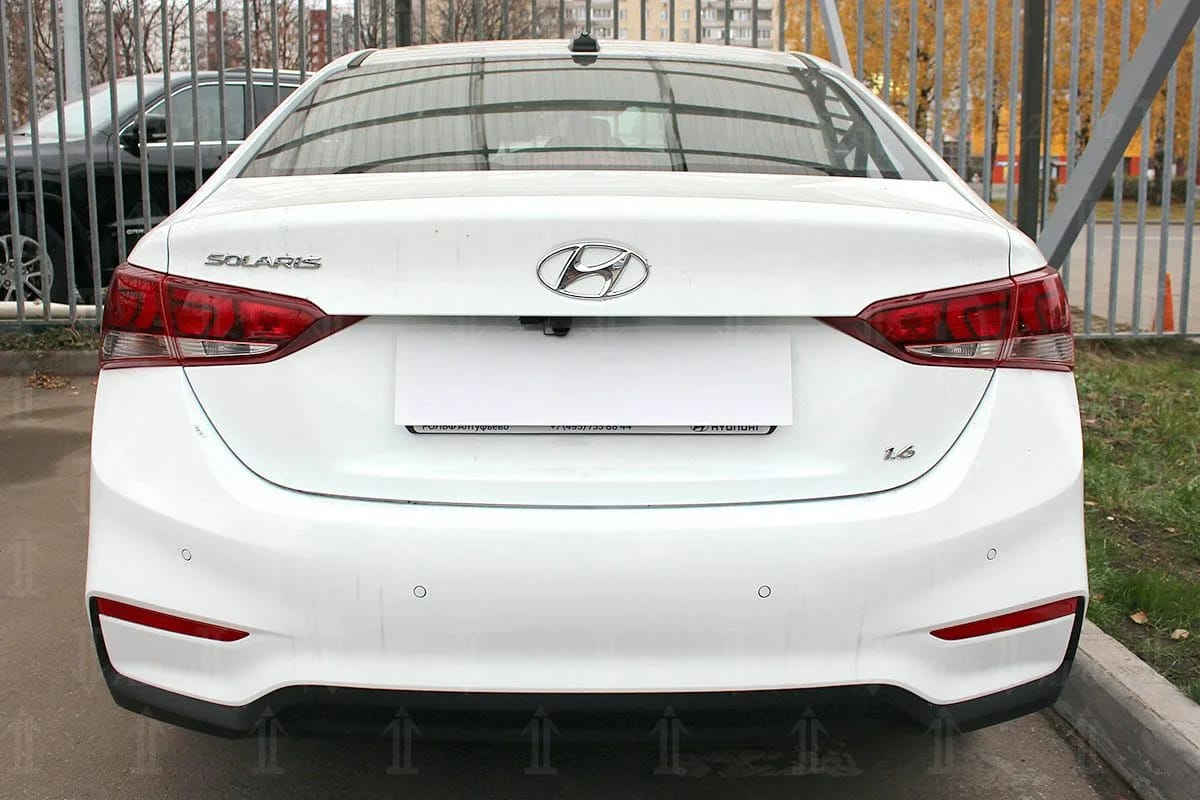 Hyundai solaris фото сзади