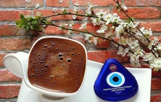 Чашка турецкого кофе с шоколадом Elit 1924