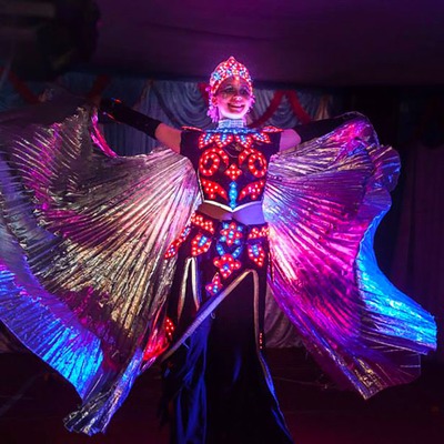 Светодиодный костюм Бабочки с крыльями