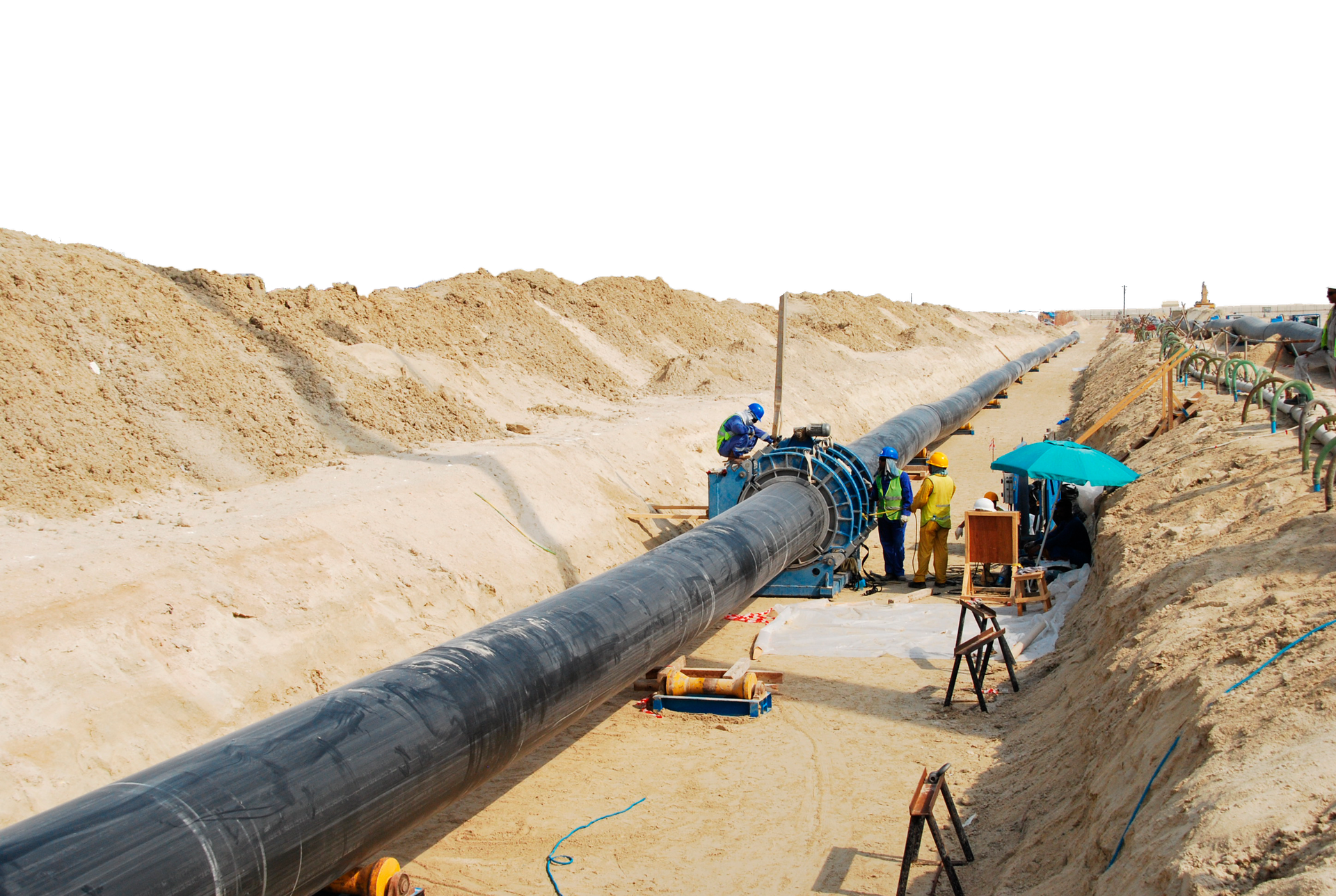 Строительство полиэтиленового газопровода