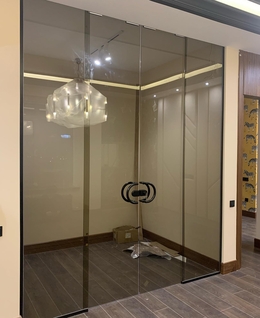 стеклянные межкомнатные перегородки лофт заказать WDV