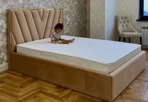 Каталог кроватей с мягким изголовьем