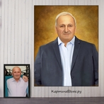 Портреты по фотографии на заказ в Москве. Картина по фото подарок, заказать, акварель, под масло
