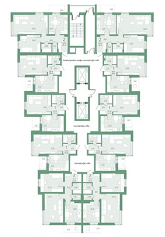 Общий план этажа в жк Мята