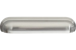 Ручка-ракушка 128мм, отделка никель шлифованный