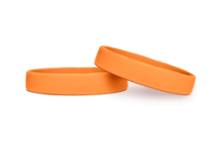 Силиконовый браслеты цвет оранжевый