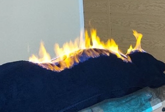 массаж огнем на спине