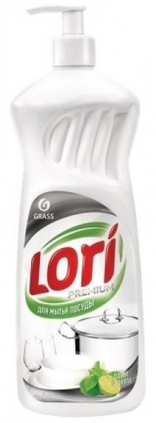 Средство для мытья посуды "Lori Premium" лайм и мята