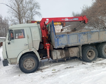 Услуги манипулятора Камаз в Уфе и Республике Башкортостан от ЛидерБашСпецСтрой