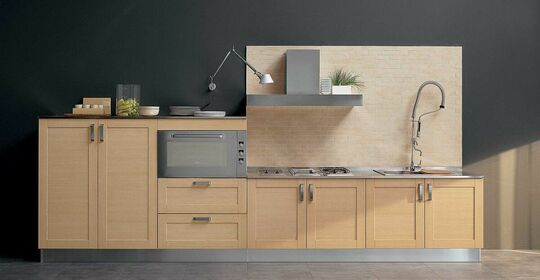 Итальянский массив в стиле Модерн, кухни проша,кухня кортина, кухня в современном стиле, массив в стиле модерн, светлые фасады на кухне, нежный цвет фасадов на кухне